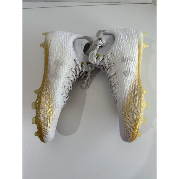 Under Armour Football Cleats MC Spotlight Clone White Gold 3026334-104 size 12 main image 5